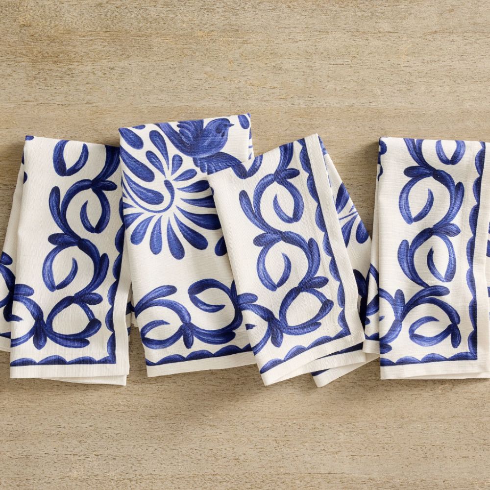 Pottery Barn, Puebla Organic Cotton Napkins (Set of 4)