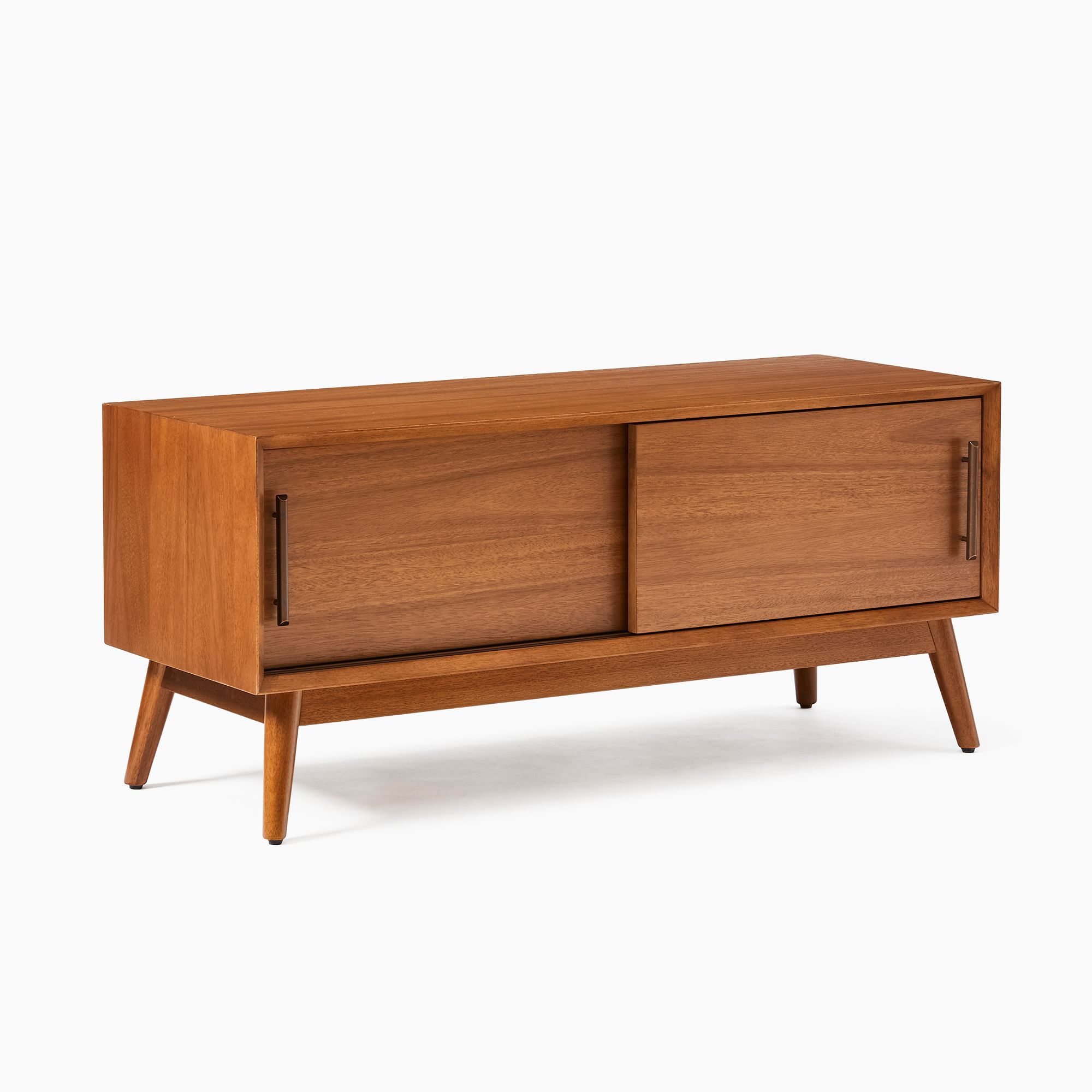 Mid-Century Storage Bench (42"–62")