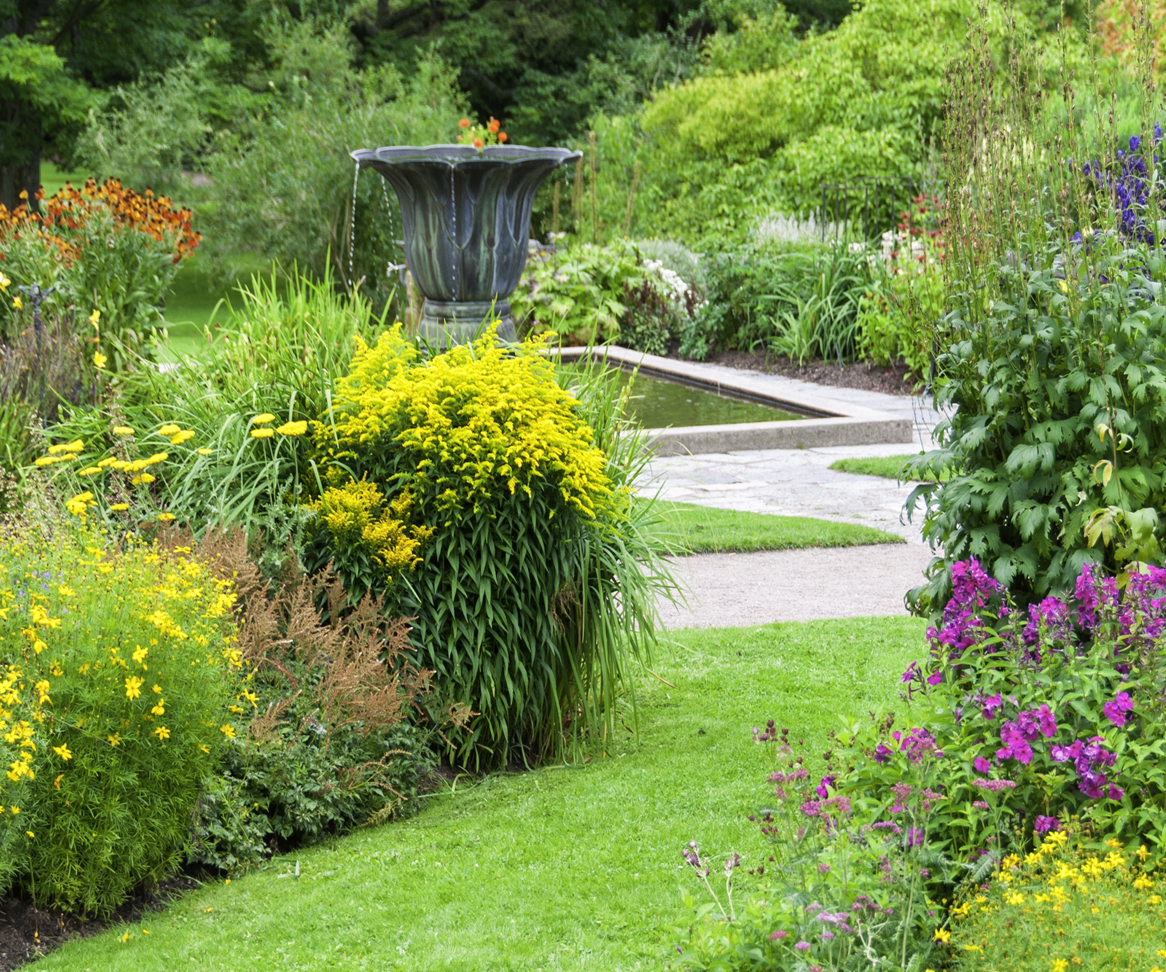 Geometric garden design