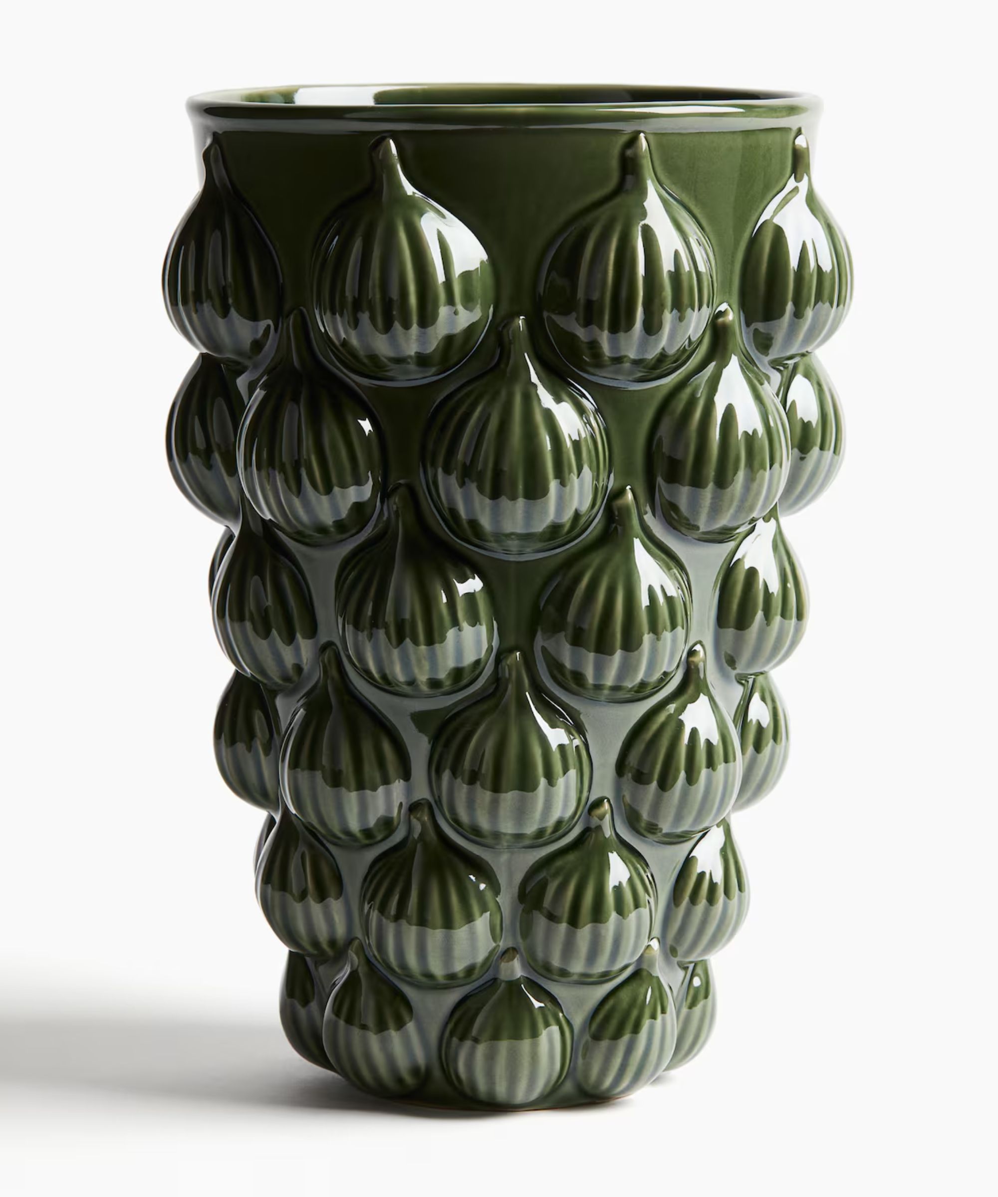 Green Large Stoneware Vase